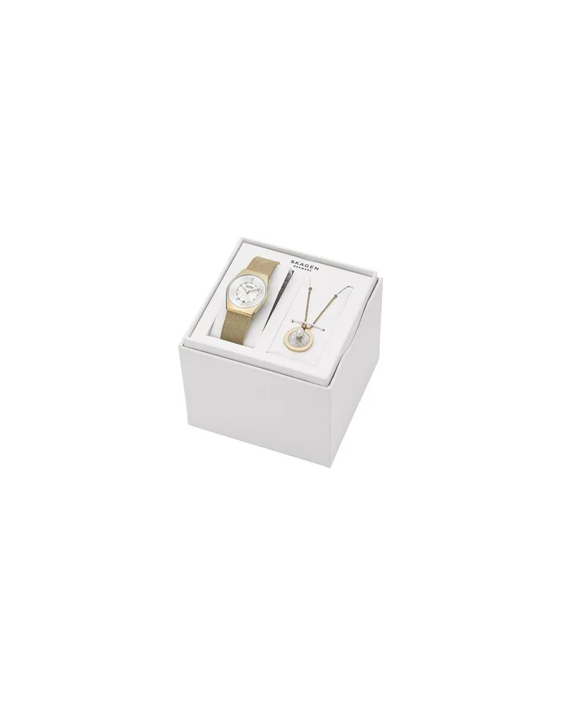 Skagen GRENEN LILLE BOX SET  - SCHMUCK und UHREN - Armbanduhrenauf YOOX.COM Gold