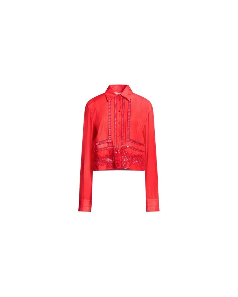 Ermanno Scervino TOPS - Hemdenauf YOOX.COM Rot