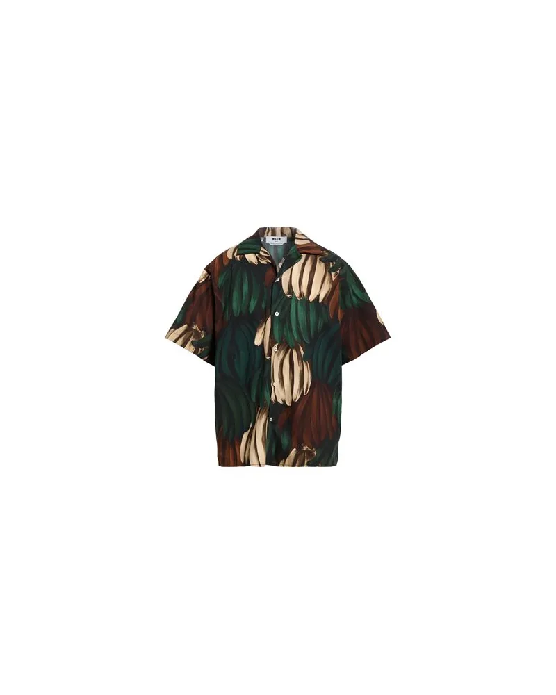 MSGM TOPS - Hemdenauf YOOX.COM Dunkelgrün