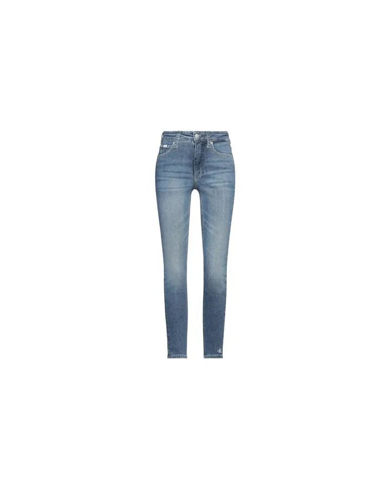 Calvin Klein HOSEN & RÖCKE - Jeanshosenauf YOOX.COM Blau
