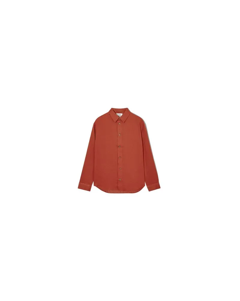 COS TOPS - Hemdenauf YOOX.COM Ziegelrot