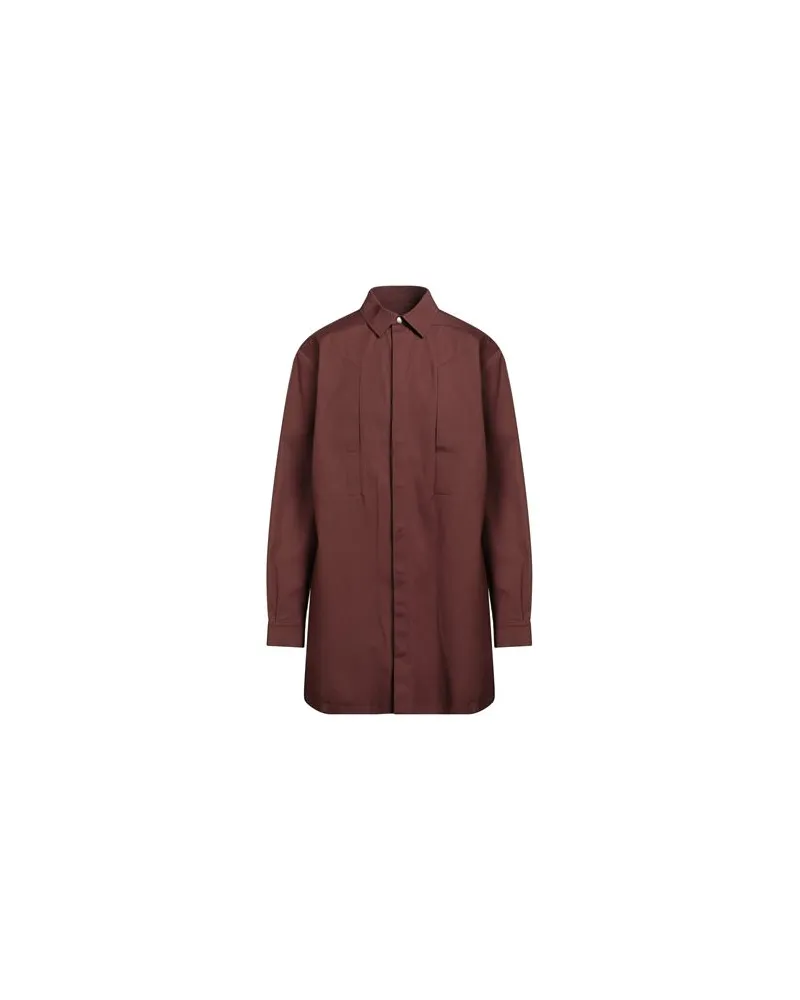 Rick Owens TOPS - Hemdenauf YOOX.COM Rostrot