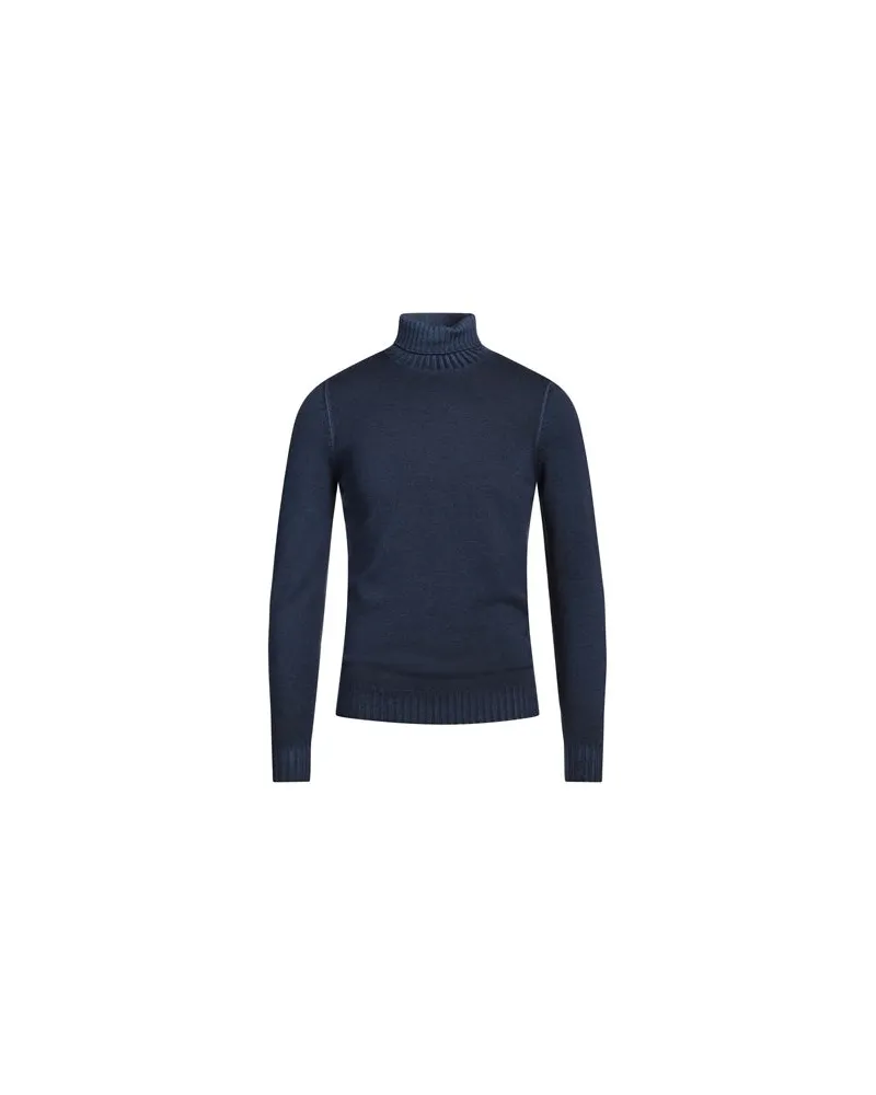 MOORER STRICKWAREN - Rollkragenpulloverauf YOOX.COM Marineblau