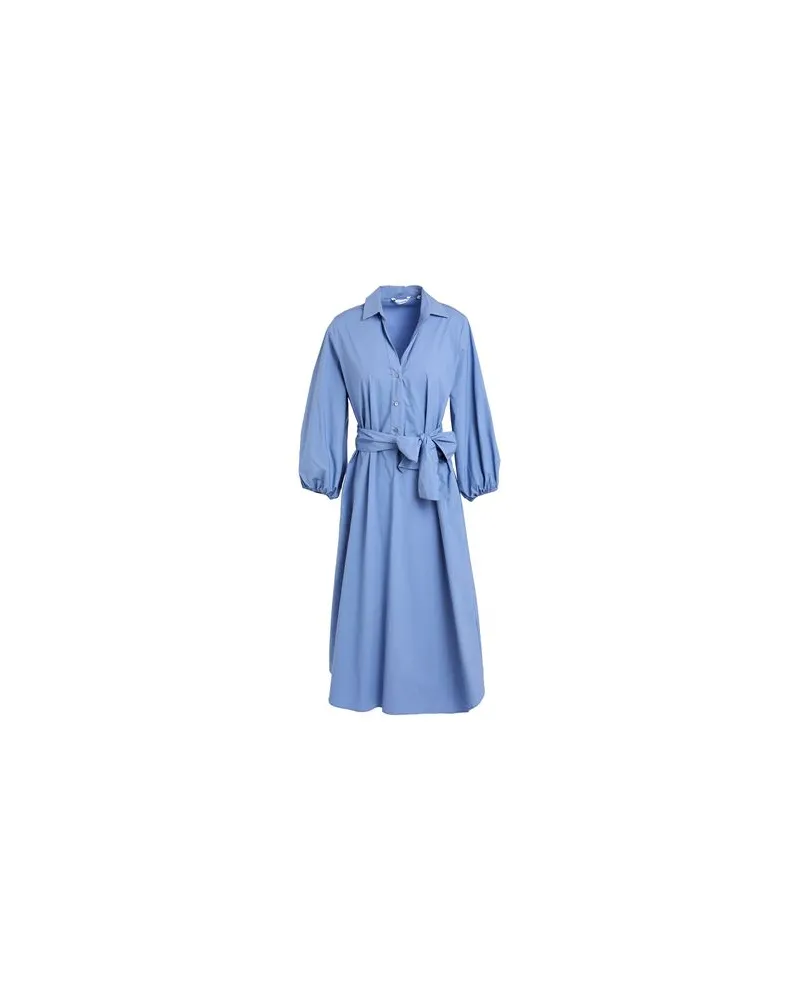 Caliban KLEIDER - Midi-Kleiderauf YOOX.COM Taubenblau