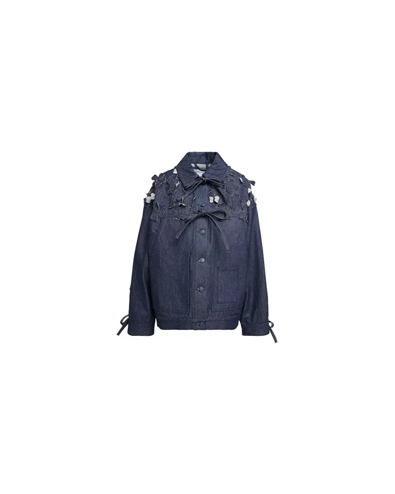 Cecilie Bahnsen JACKEN & MÄNTEL - Jeansjacken/Mäntelauf YOOX.COM Blau