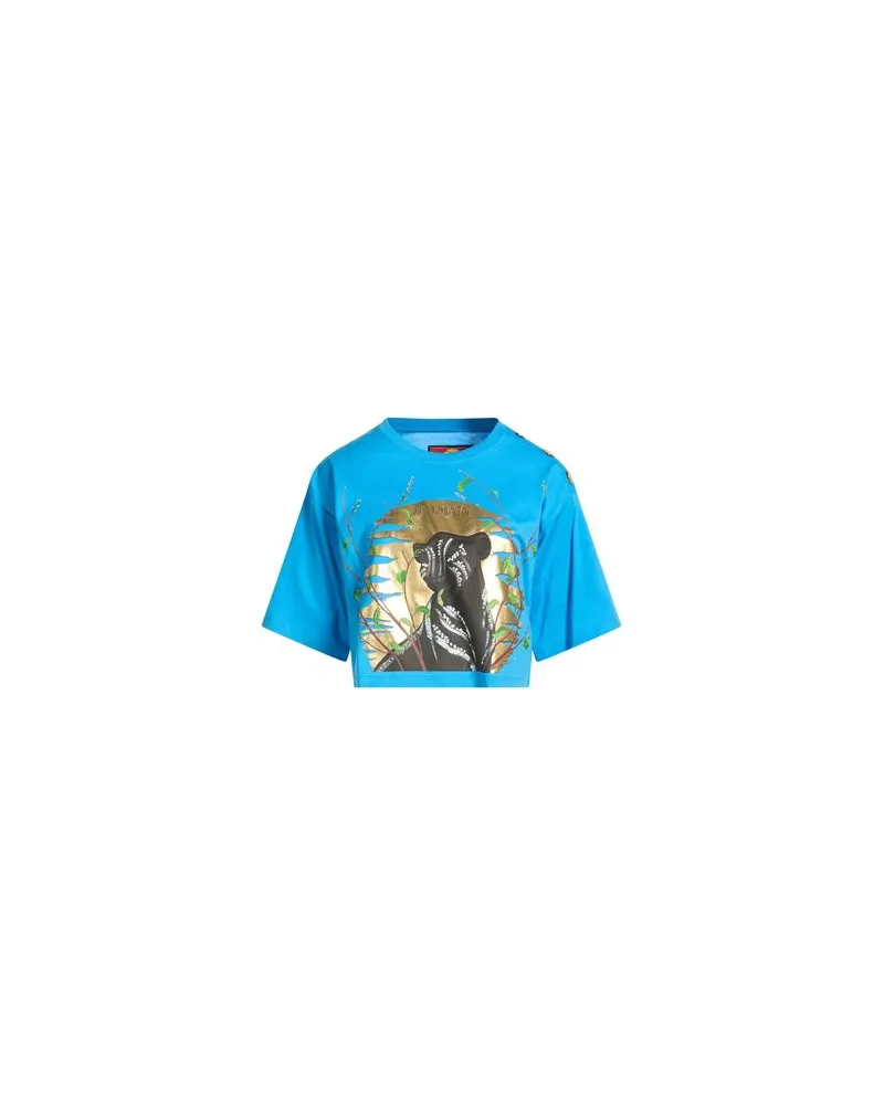 Balmain TOPS - T-shirtsauf YOOX.COM Azurblau