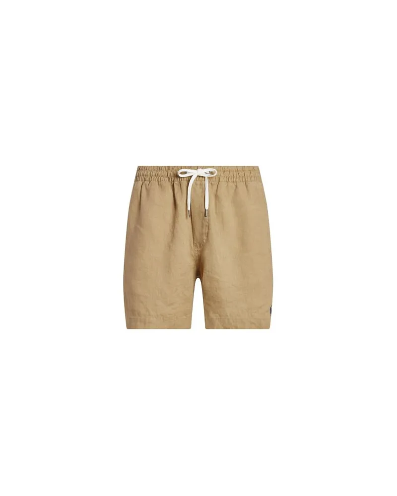 Ralph Lauren 6-INCH CLASSIC FIT PREPSTER POPLIN SHORT  - HOSEN & RÖCKE - Shorts & Bermudashortsauf YOOX.COM Sand
