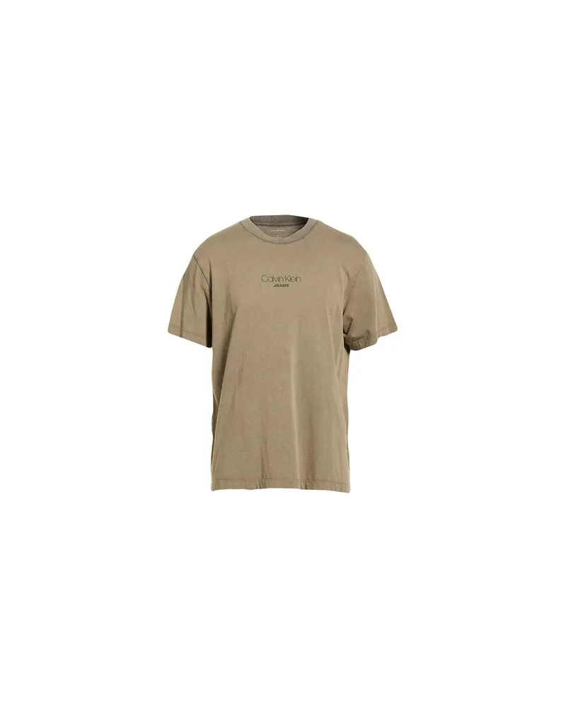 Calvin Klein TOPS - T-shirtsauf YOOX.COM Militärgrün