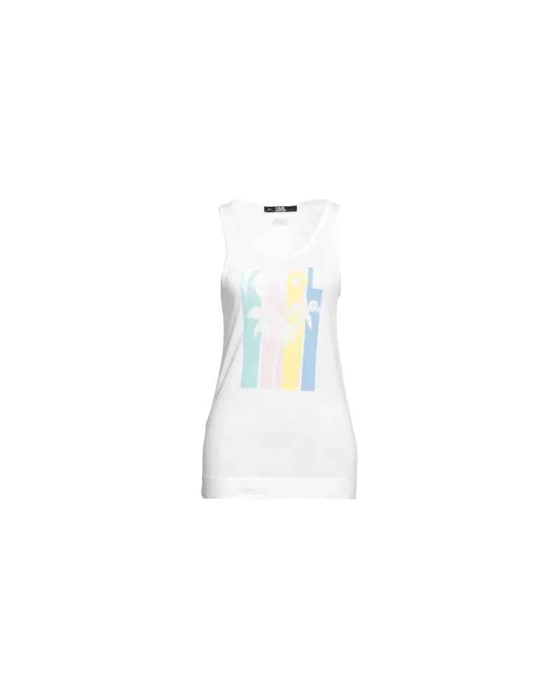 Karl Lagerfeld TOPS - Tank Topsauf YOOX.COM Elfenbein