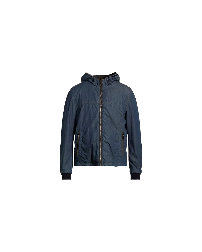 MOORER JACKEN & MÄNTEL - Jeansjacken/Mäntelauf YOOX.COM Blau