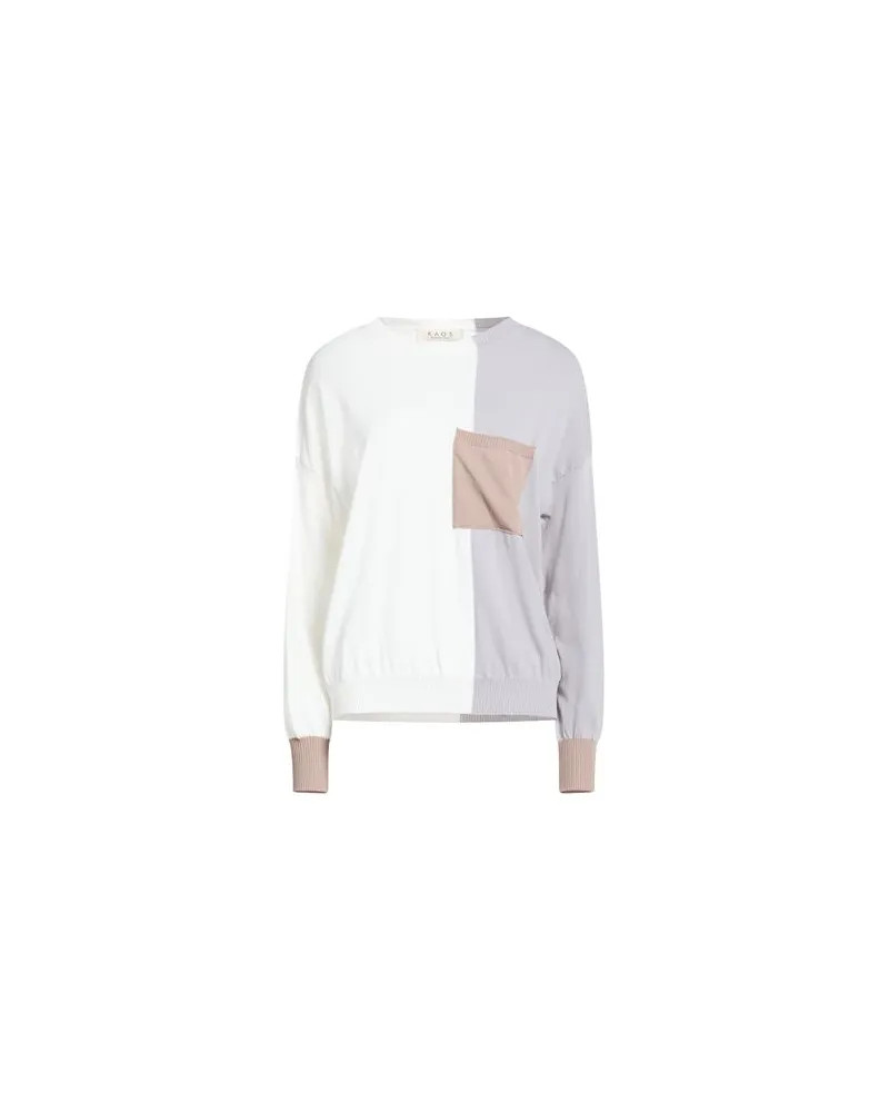 Kaos STRICKWAREN - Pulloverauf YOOX.COM Cremeweiß