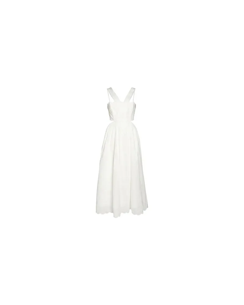 Zimmermann KLEIDER - Midi-Kleiderauf YOOX.COM Elfenbein