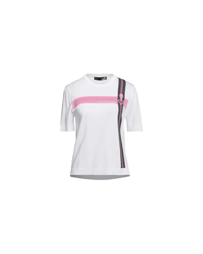 Moschino STRICKWAREN - Pulloverauf YOOX.COM Weiß