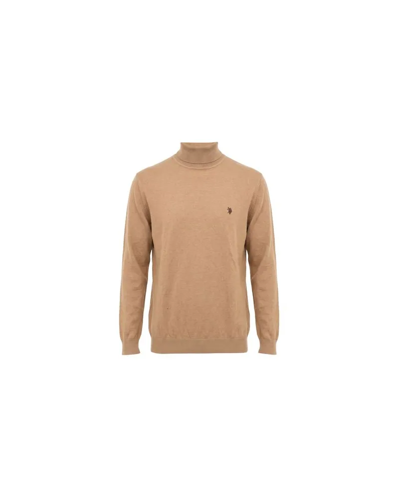 U.S. Polo Assn.  STRICKWAREN - Rollkragenpulloverauf YOOX.COM Hellbraun