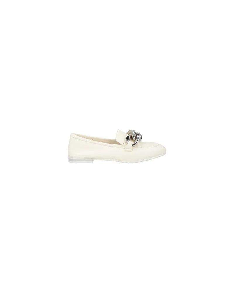 Casadei SCHUHE - Mokassinsauf YOOX.COM Cremeweiß