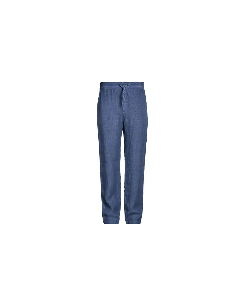 120% Lino HOSEN & RÖCKE - Hosenauf YOOX.COM Marineblau