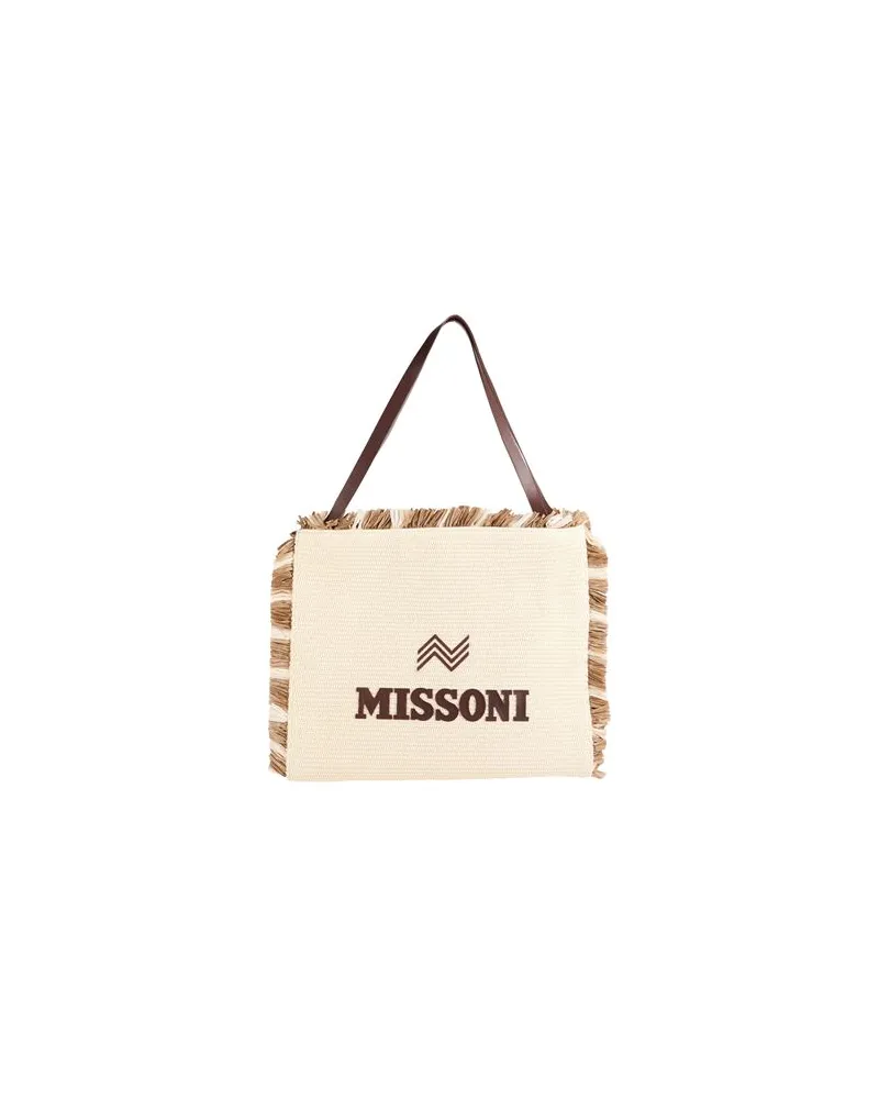 Missoni TASCHEN - Schultertaschenauf YOOX.COM Cremeweiß