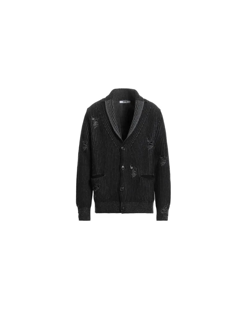 Mauro Grifoni STRICKWAREN - Strickjackenauf YOOX.COM Schwarz