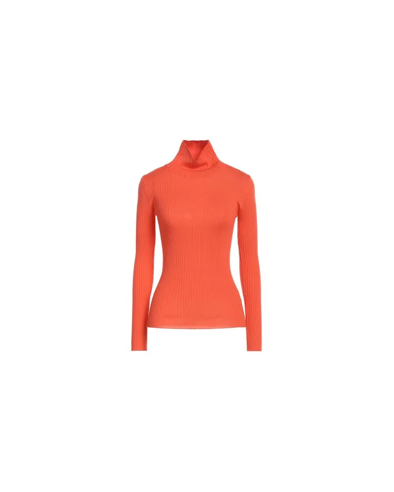 Patrizia Pepe STRICKWAREN - Rollkragenpulloverauf YOOX.COM Orange