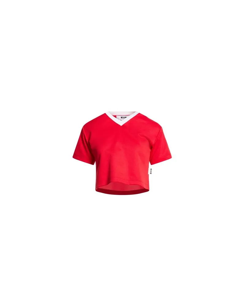 MSGM TOPS - T-shirtsauf YOOX.COM Rot