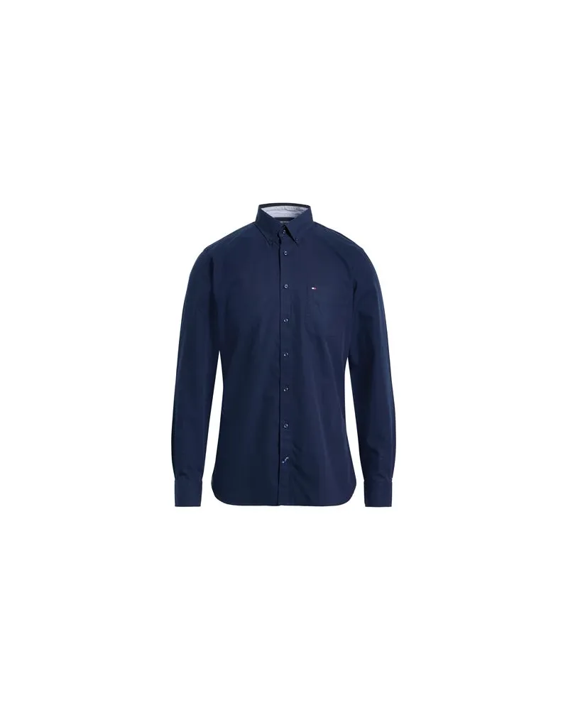 Tommy Hilfiger TOPS - Hemdenauf YOOX.COM Marineblau