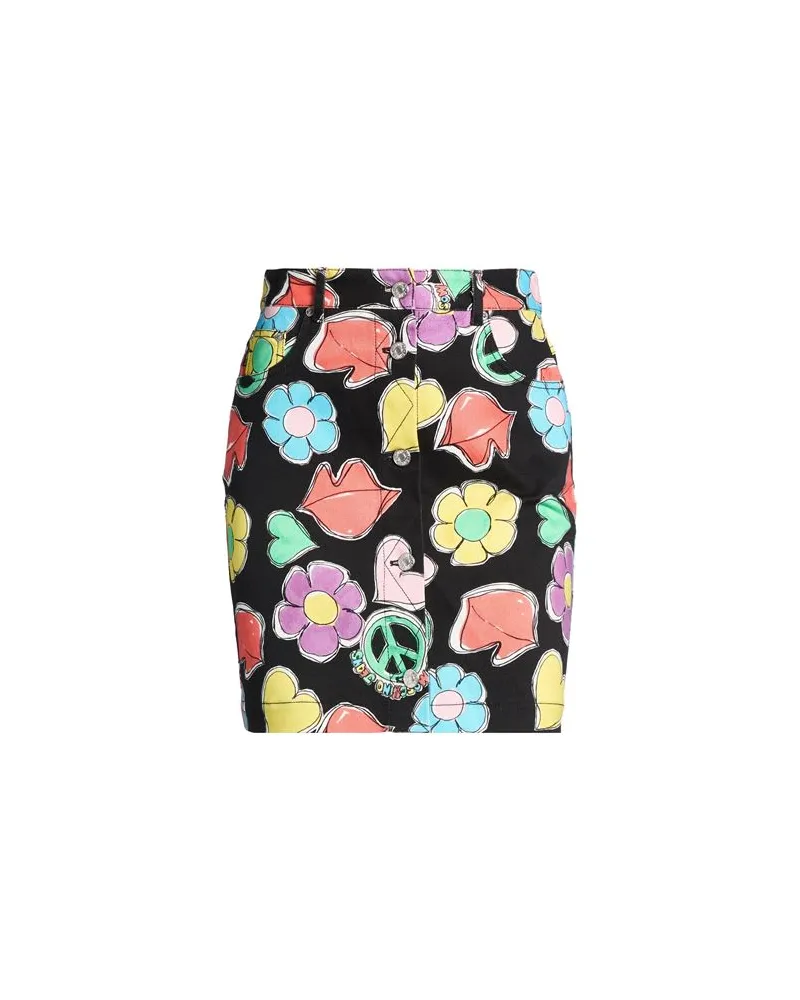 Moschino HOSEN & RÖCKE - Jeansröckeauf YOOX.COM Schwarz