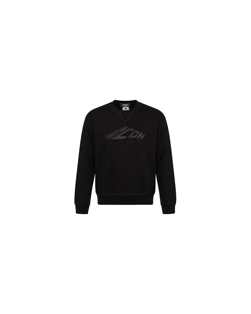 Dsquared2 TOPS - Sweatshirtsauf YOOX.COM Schwarz