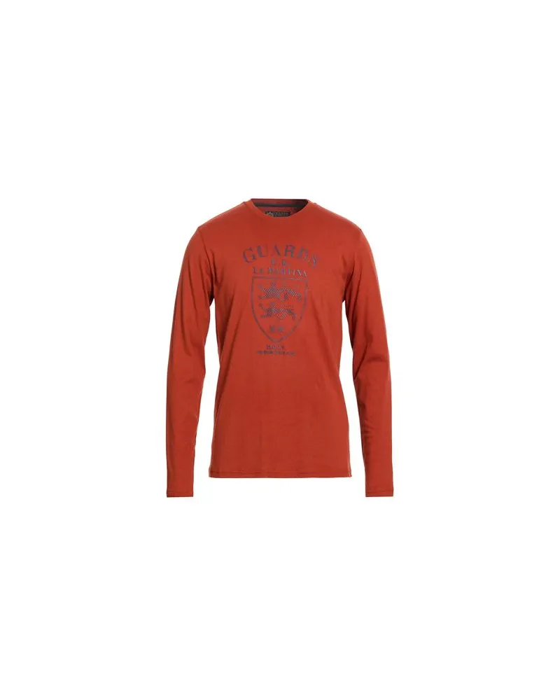 La Martina GUARDS POLO CLUB - TOPS - T-shirtsauf YOOX.COM Rostrot