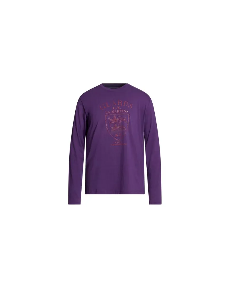 La Martina GUARDS POLO CLUB - TOPS - T-shirtsauf YOOX.COM Dunkelviolett