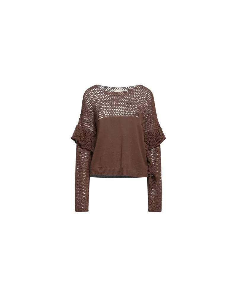 VICOLO STRICKWAREN - Pulloverauf YOOX.COM Braun