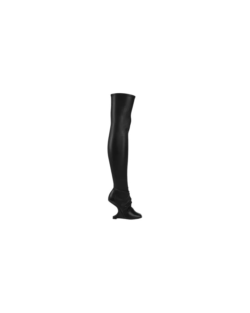 Rick Owens SCHUHE - Stiefelauf YOOX.COM Schwarz