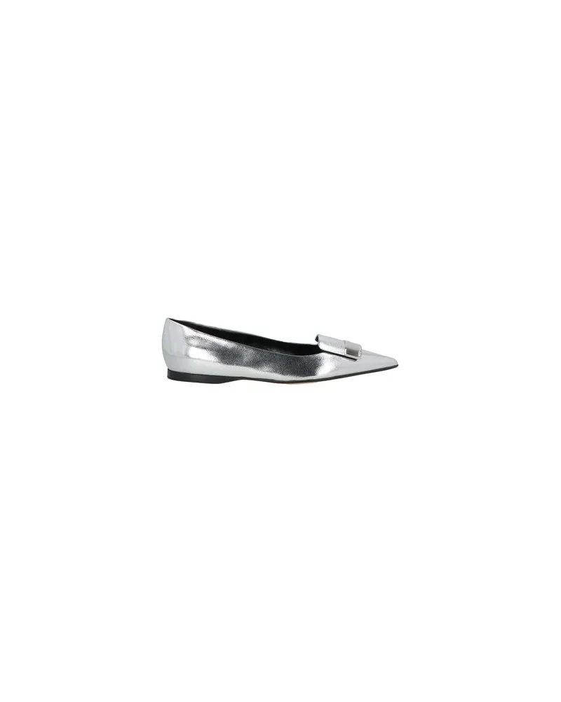 Sergio Rossi SCHUHE - Ballerinasauf YOOX.COM Silber