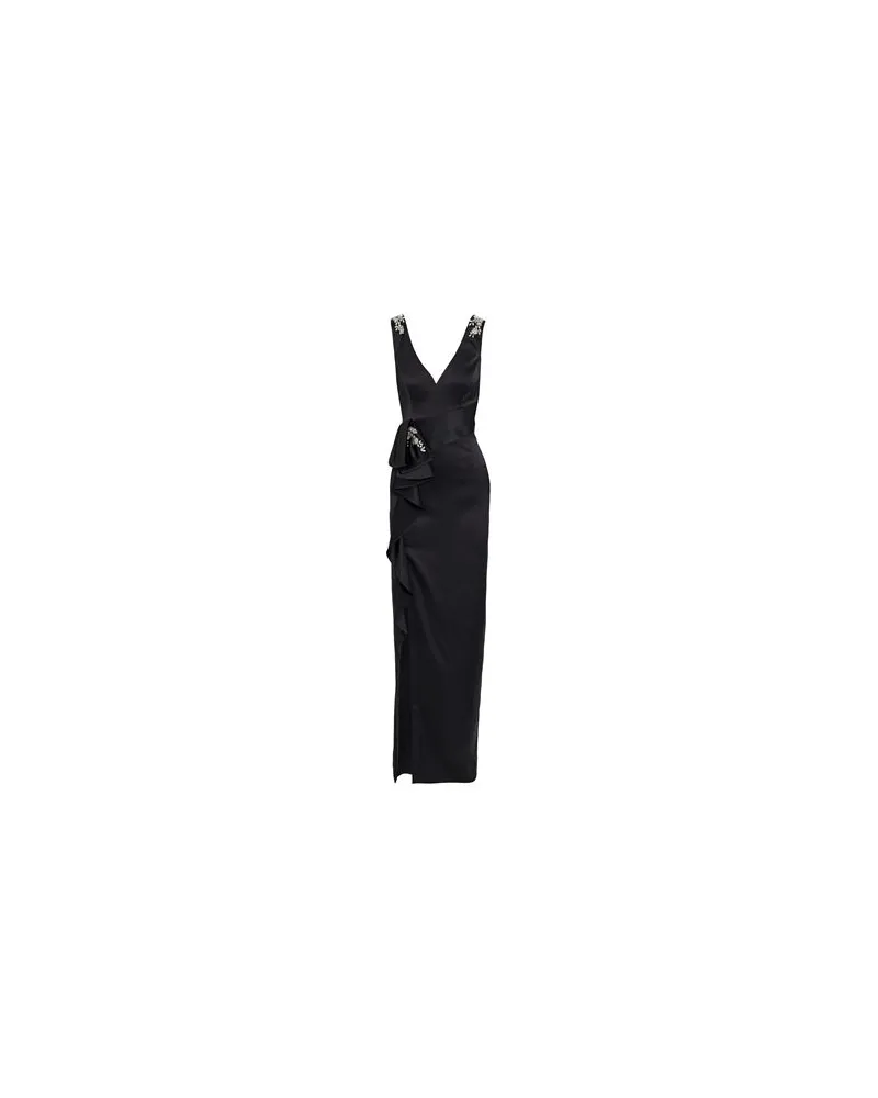 Marchesa KLEIDER - Maxi-Kleiderauf YOOX.COM Schwarz