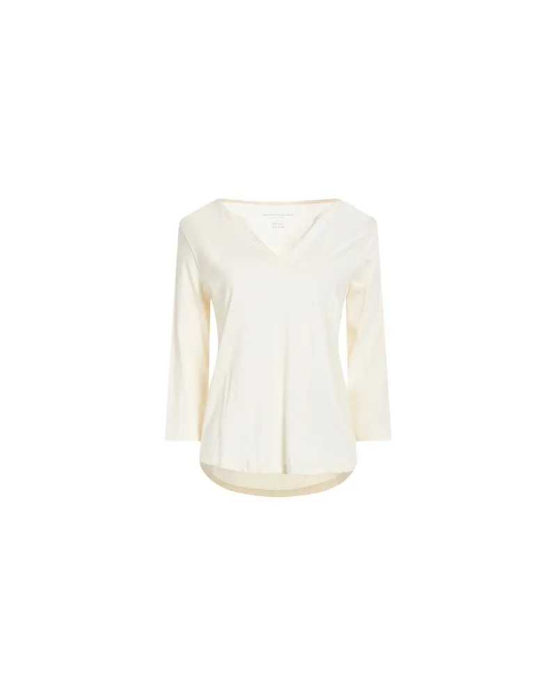 Majestic TOPS - T-shirtsauf YOOX.COM Cremeweiß