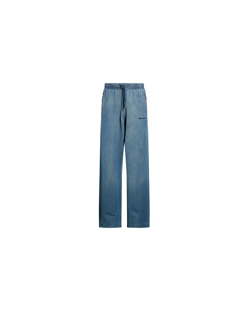 OFF-WHITE HOSEN & RÖCKE - Jeanshosenauf YOOX.COM Blau