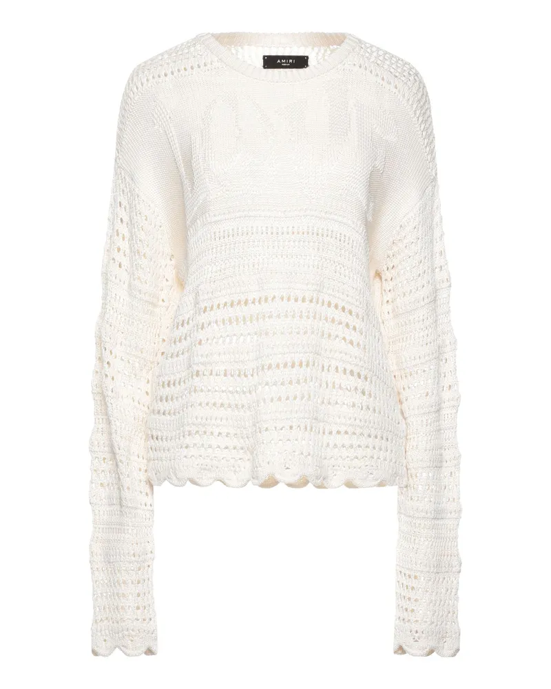 Amiri Pullover Elfenbein