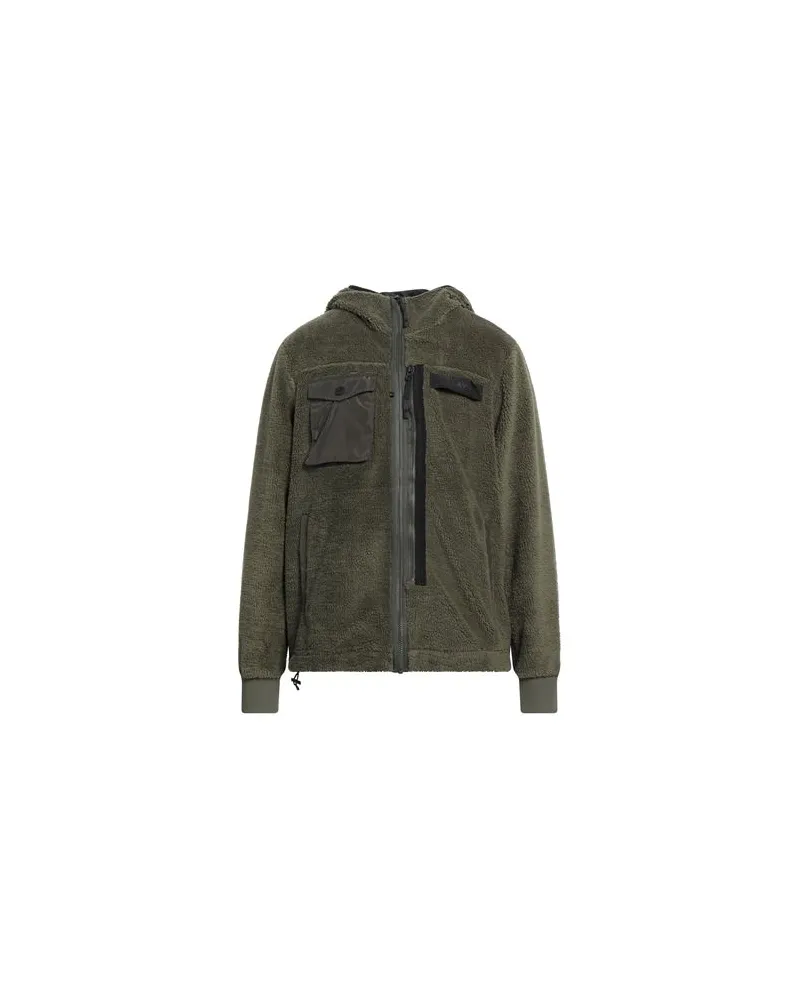 Replay JACKEN & MÄNTEL - Shearling- & Kunstfellauf YOOX.COM Militärgrün