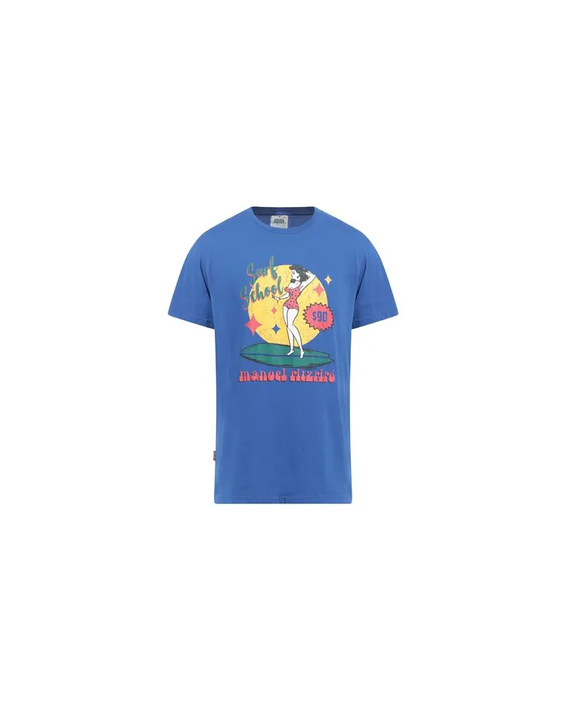 Manuel Ritz TOPS - T-shirtsauf YOOX.COM Blau