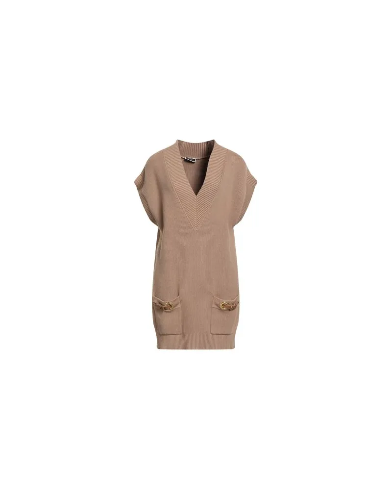 Elisabetta Franchi KLEIDER - Mini-Kleiderauf YOOX.COM Beige