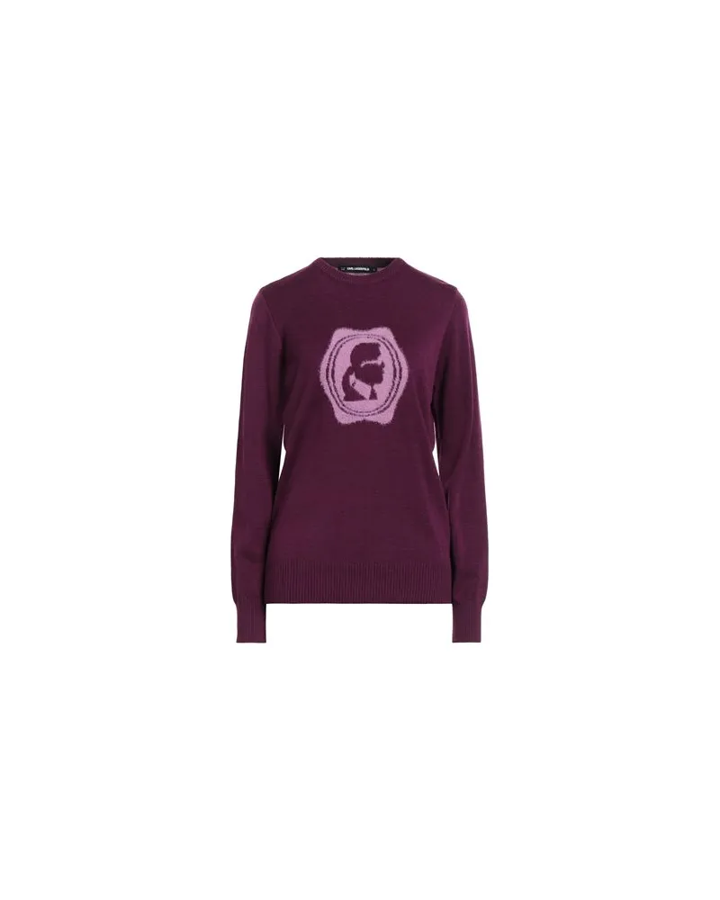 Karl Lagerfeld STRICKWAREN - Pulloverauf YOOX.COM Pflaume