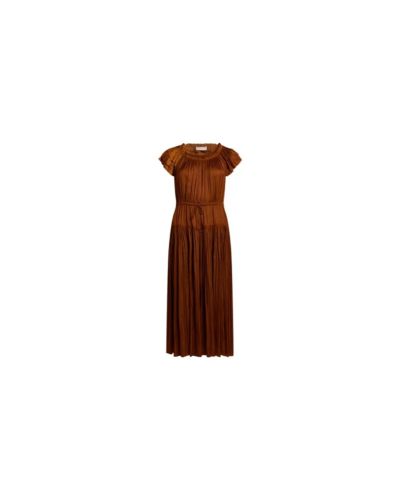 Ulla Johnson KLEIDER - Maxi-Kleiderauf YOOX.COM Orange