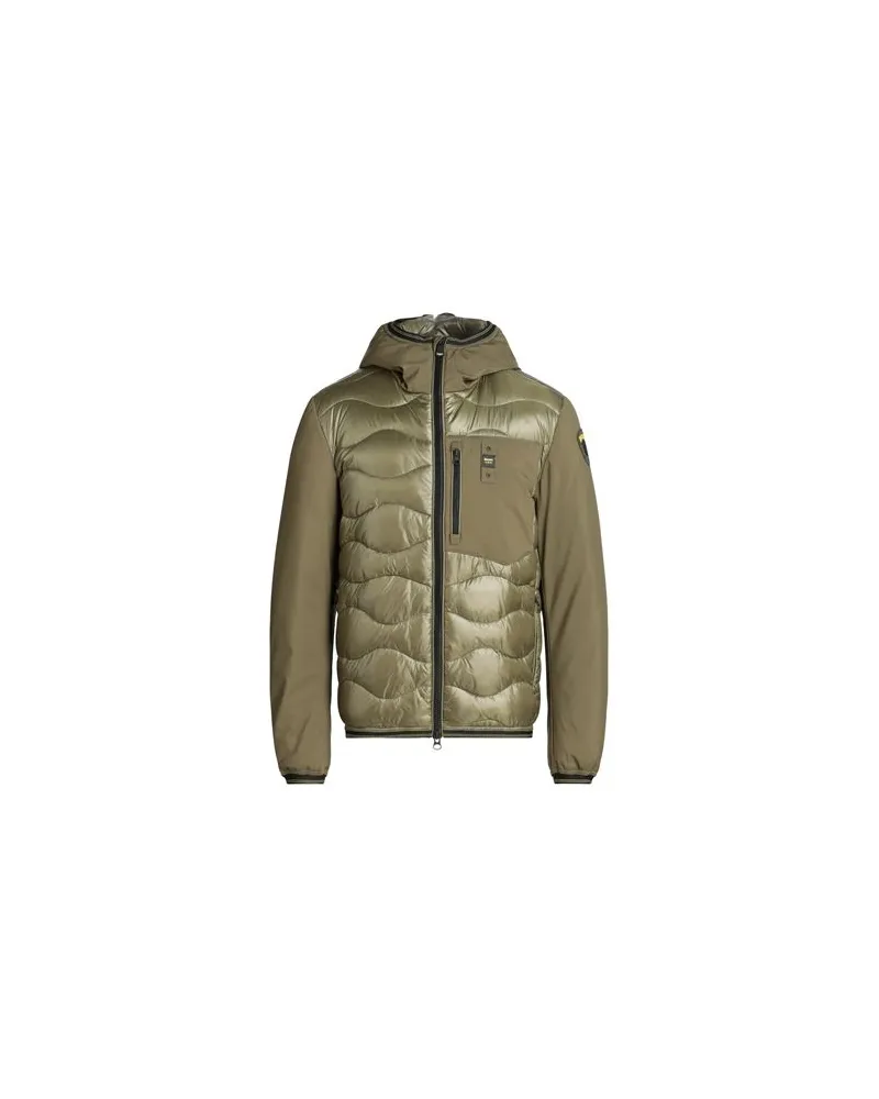 Blauer JACKEN & MÄNTEL - Pufferjacken & Daunenjackenauf YOOX.COM Militärgrün