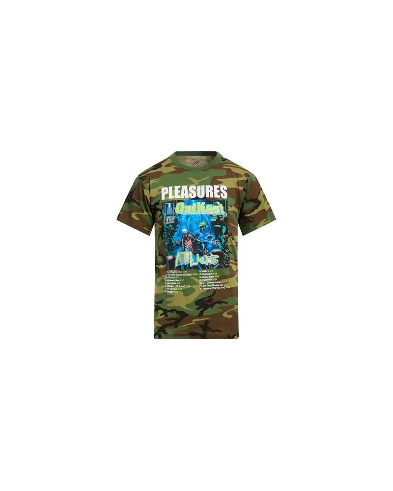 PLEASURES TOPS - T-shirtsauf YOOX.COM Militärgrün