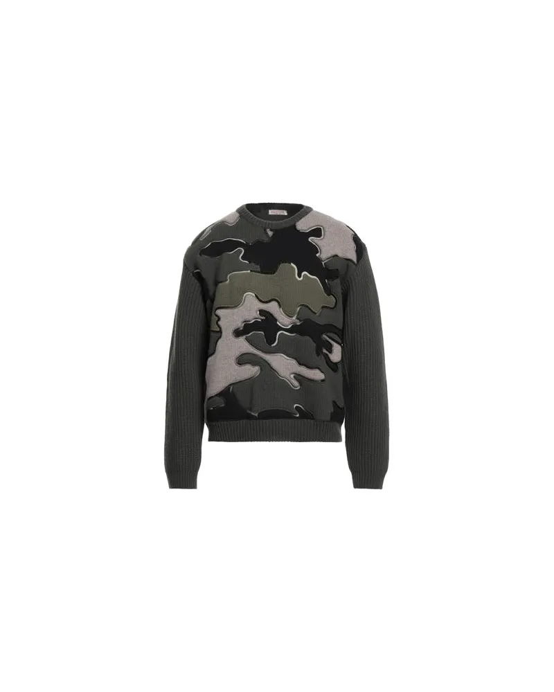 Valentino Garavani STRICKWAREN - Pulloverauf YOOX.COM Militärgrün