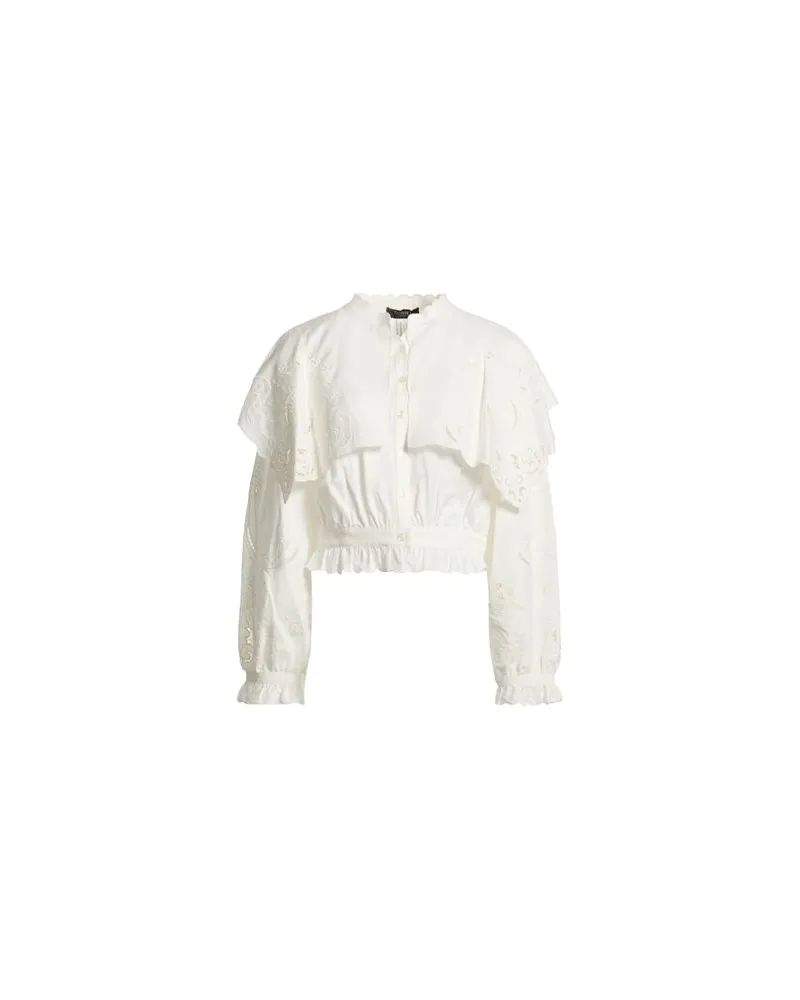 Twin-Set TOPS - Hemdenauf YOOX.COM Weiß