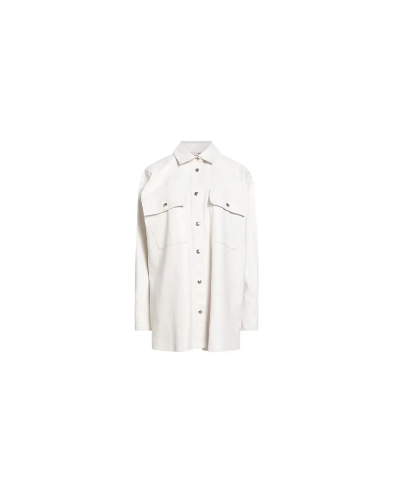 Semicouture TOPS - Hemdenauf YOOX.COM Cremeweiß