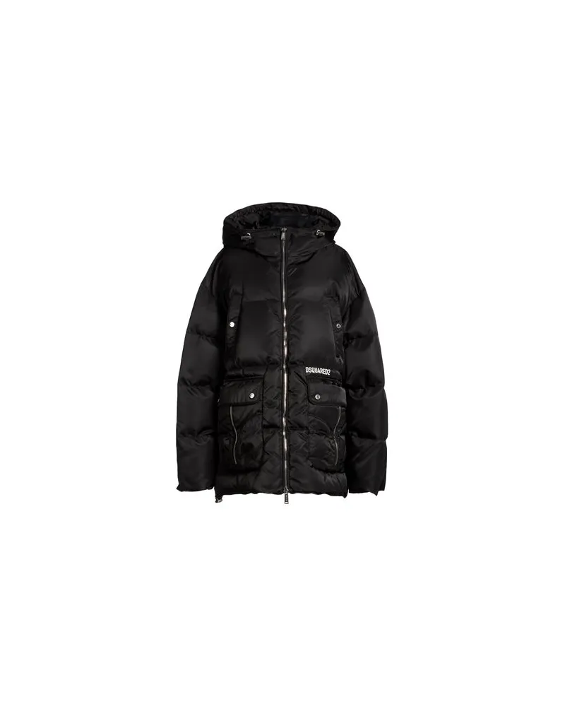 Dsquared2 JACKEN & MÄNTEL - Pufferjacken & Daunenjackenauf YOOX.COM Schwarz