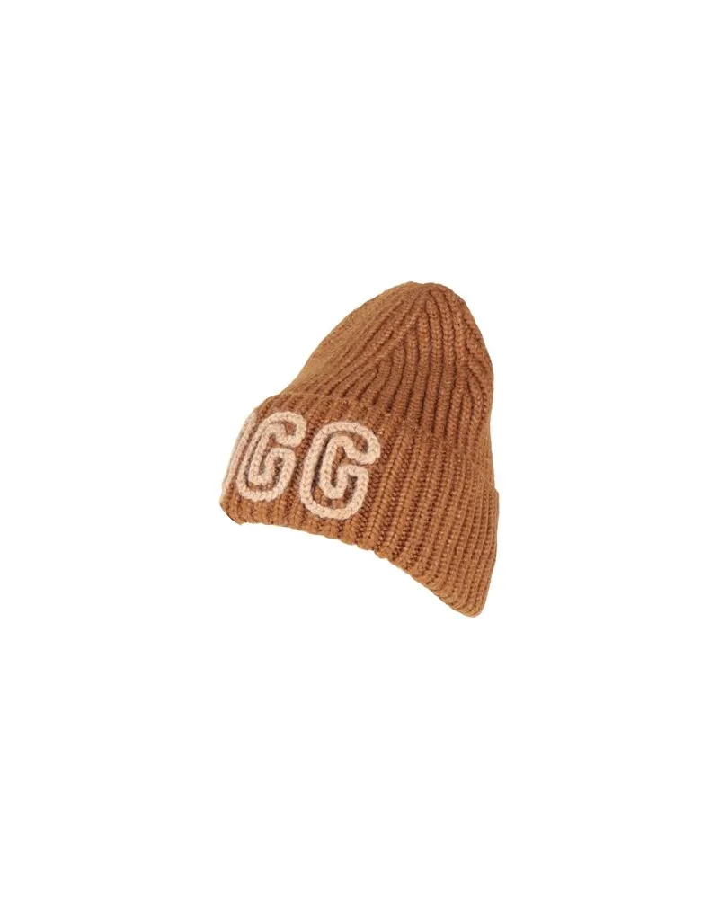 UGG CHUNKY CRAFTED RIB BEANIE - ACCESSOIRES - Mützen & Hüteauf YOOX.COM Kamel