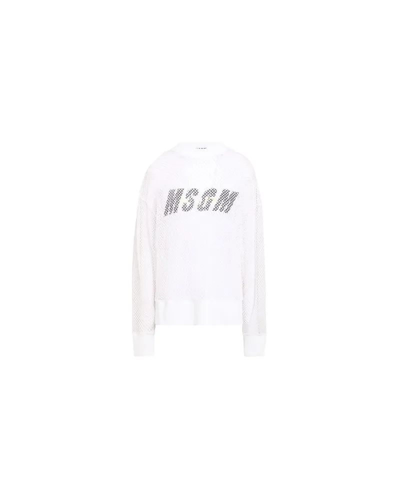 MSGM ACTIVE - TOPS - Sweatshirtsauf YOOX.COM Weiß