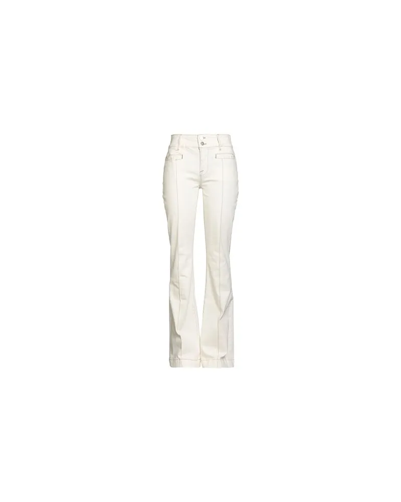 Frame Denim HOSEN & RÖCKE - Jeanshosenauf YOOX.COM Elfenbein